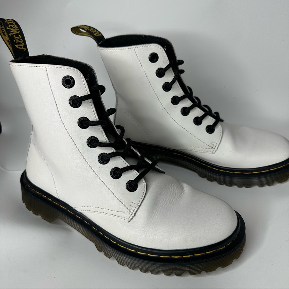 Dr. Martens Luana Black and White Boots size 7